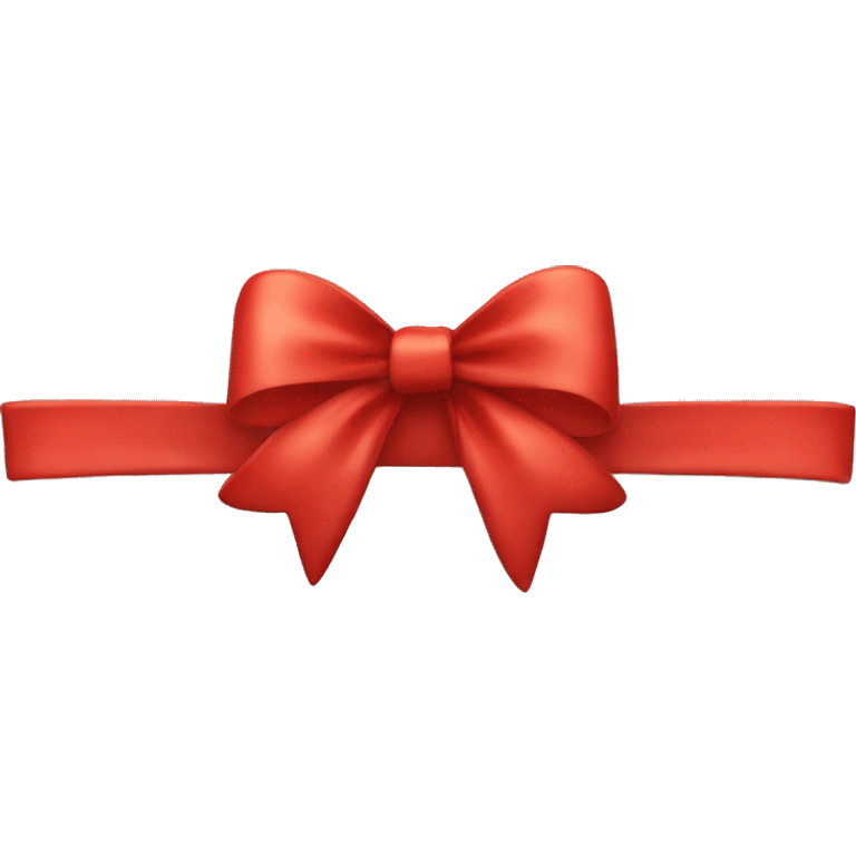 Red bow emoji