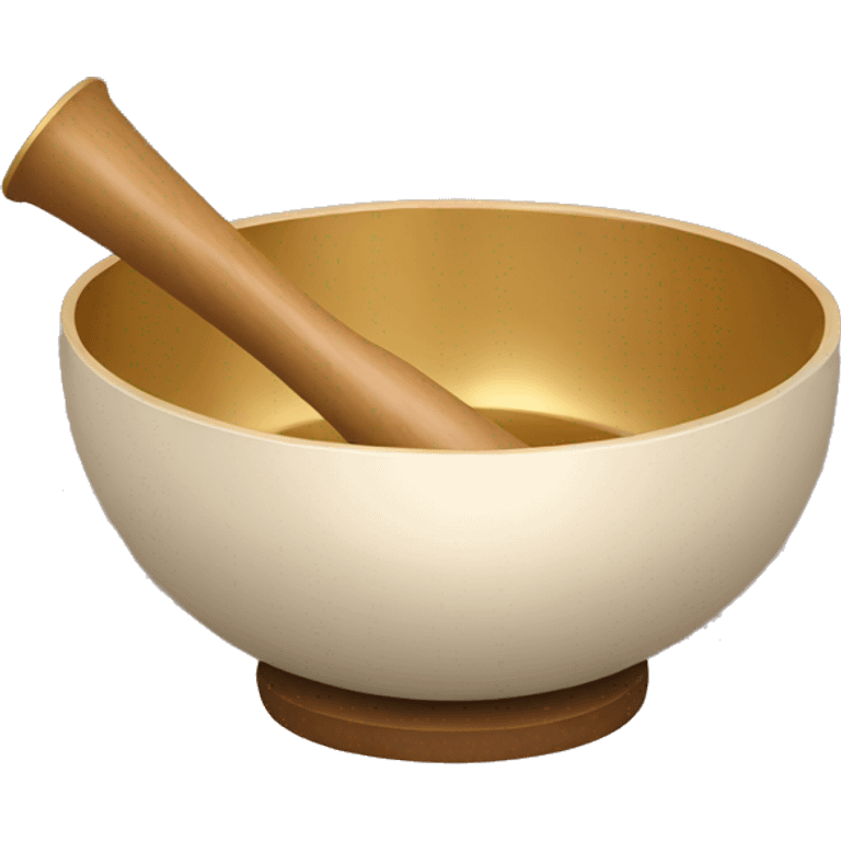 Singing bowl emoji