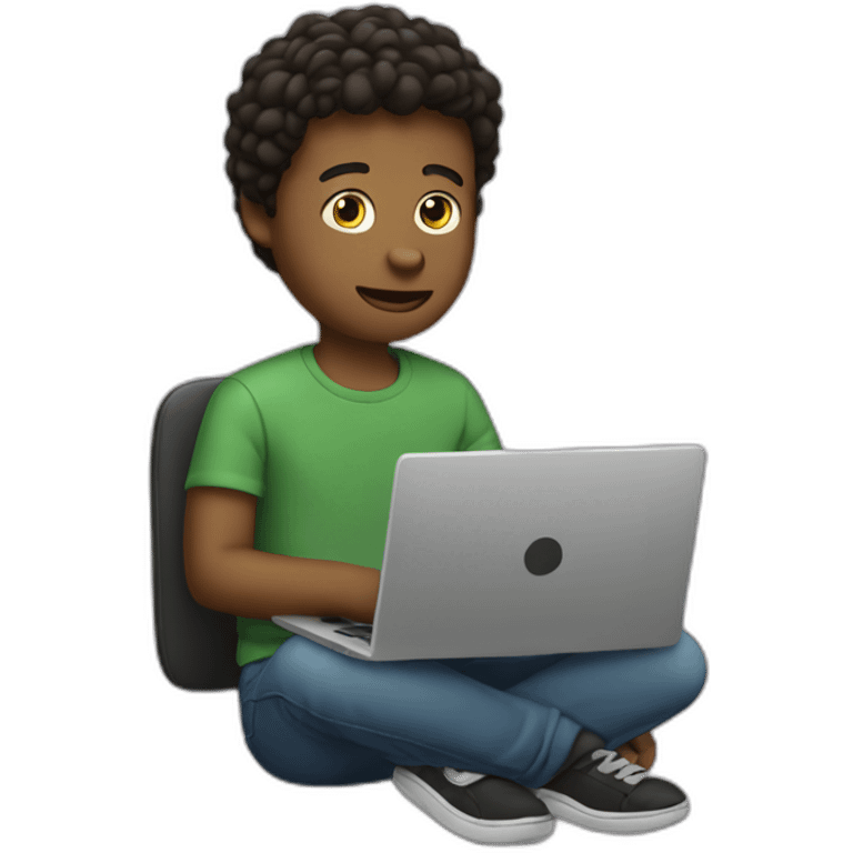 IT Boy with a laptop emoji