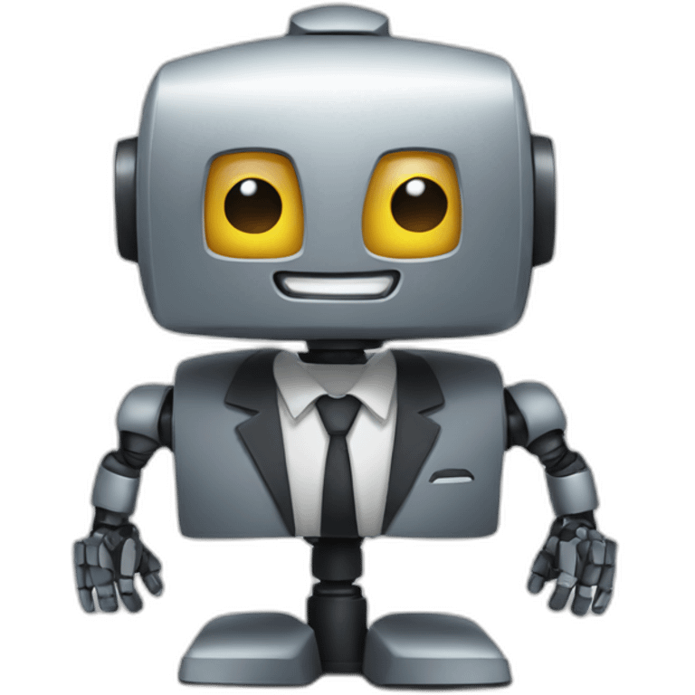 business man robot  emoji