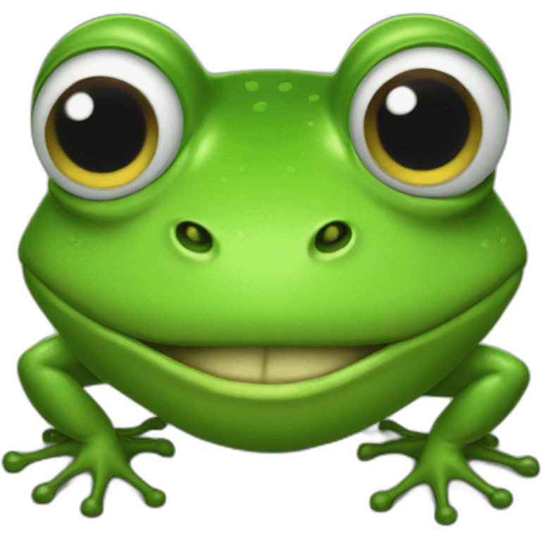 really horrible bad frog emoji