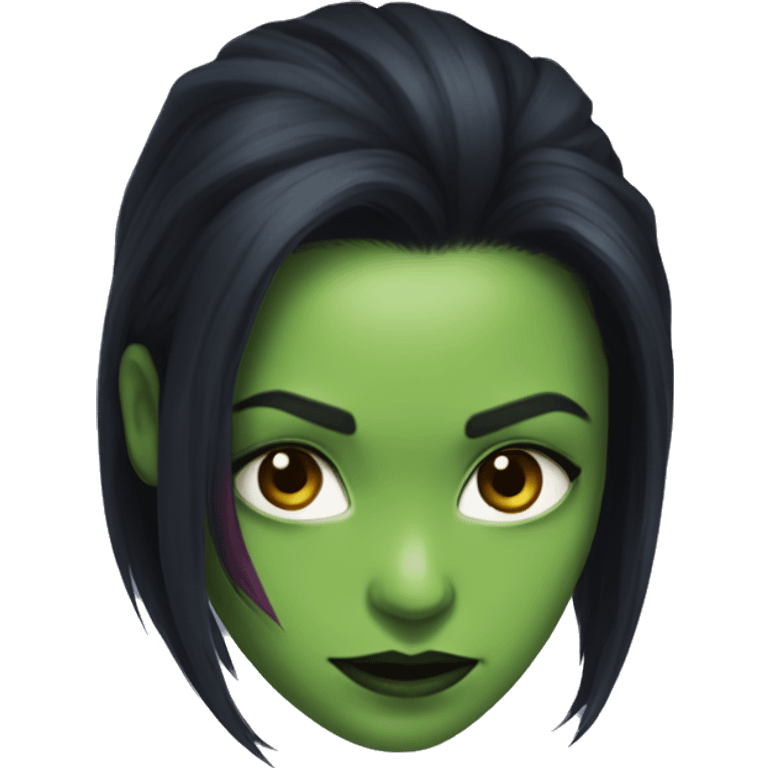 Gamora face emoji