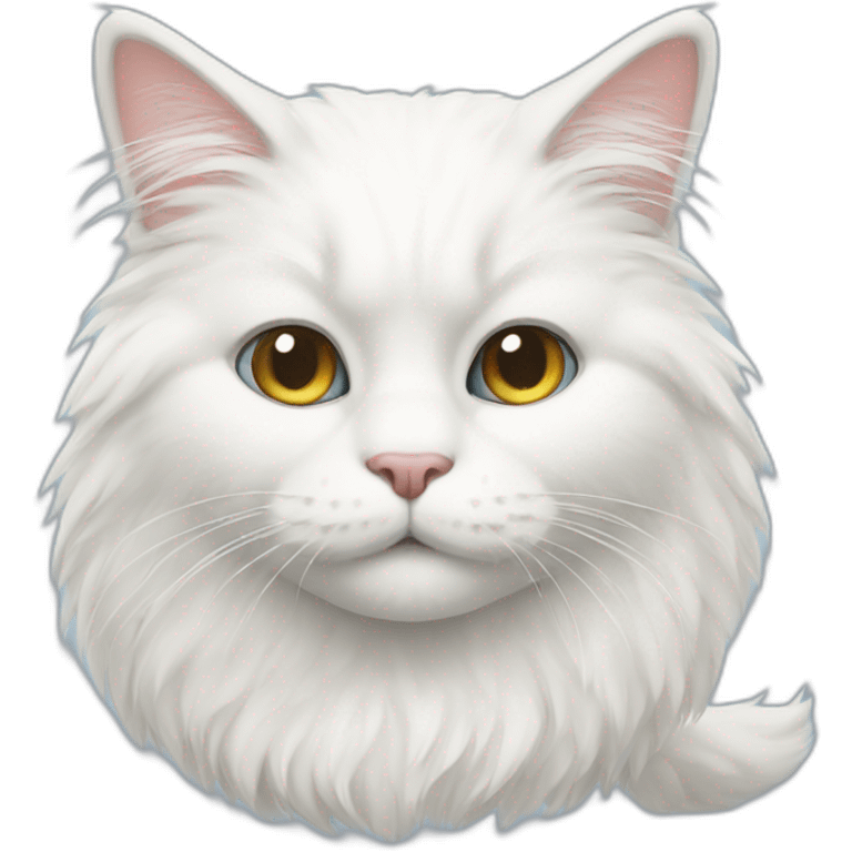 White furry cat emoji