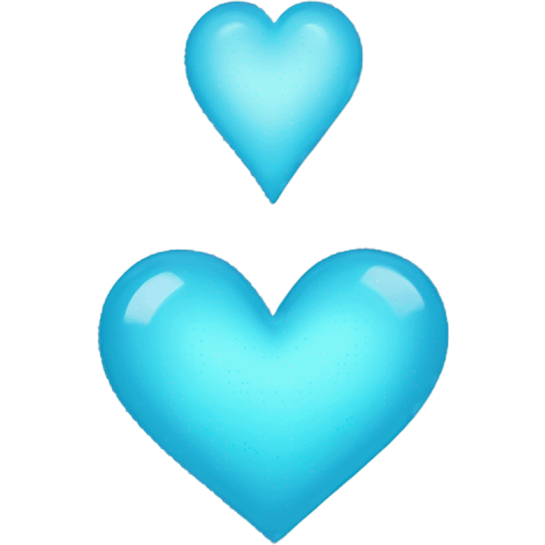 Light blue heart emoji