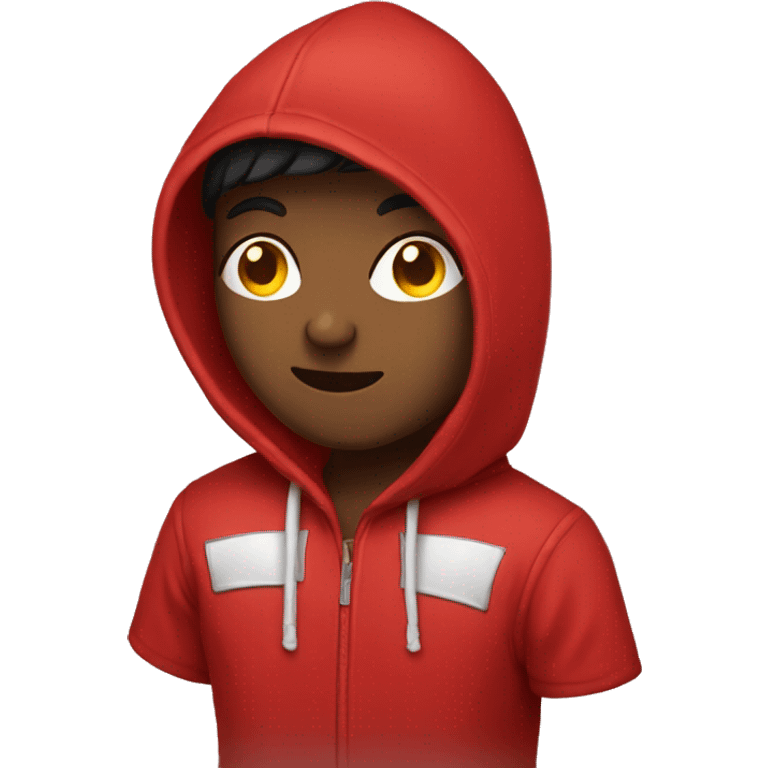 Red hoodie emoji