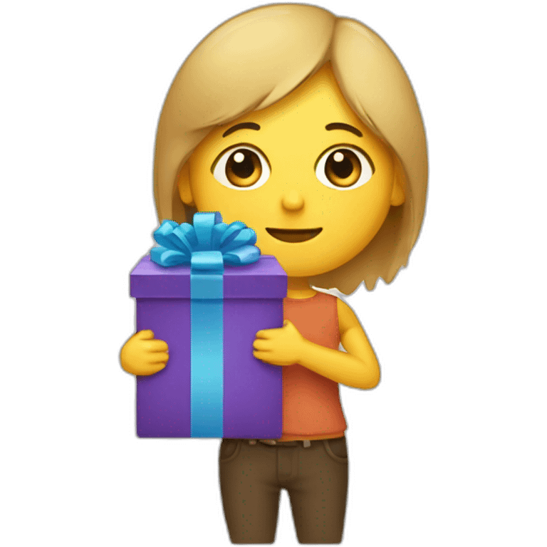 make the algorithm as a person who gives a gift emoji