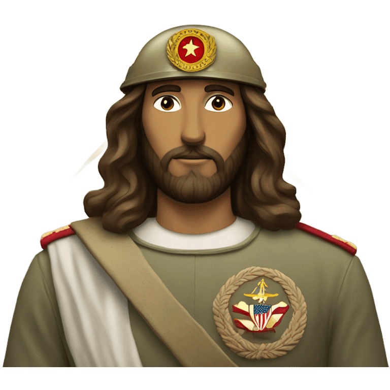 Jesus Christ in the American military emoji