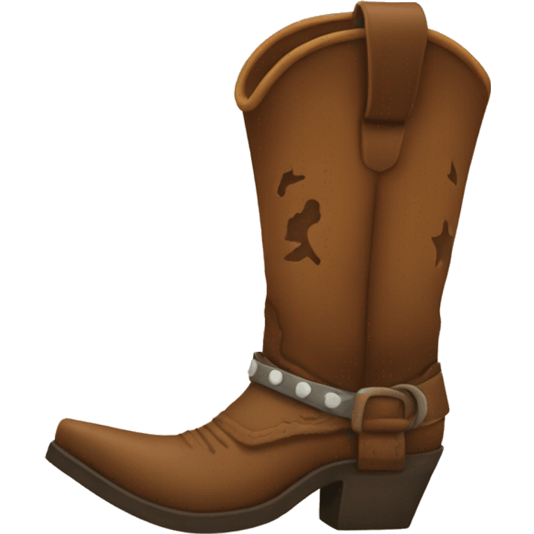 Cowboy boot emoji