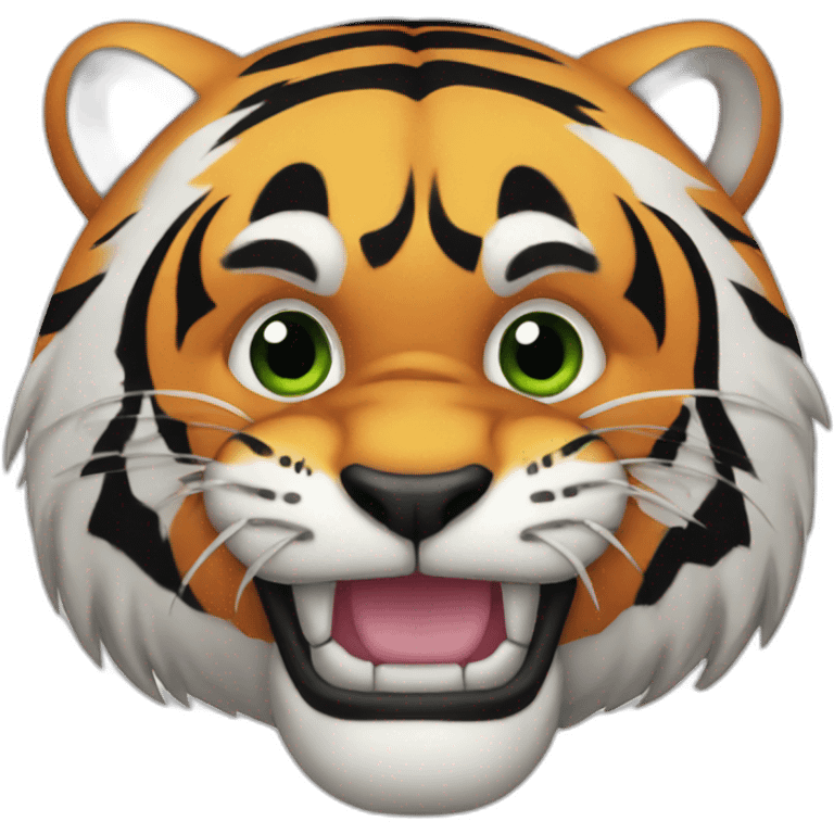 Tiger-football emoji