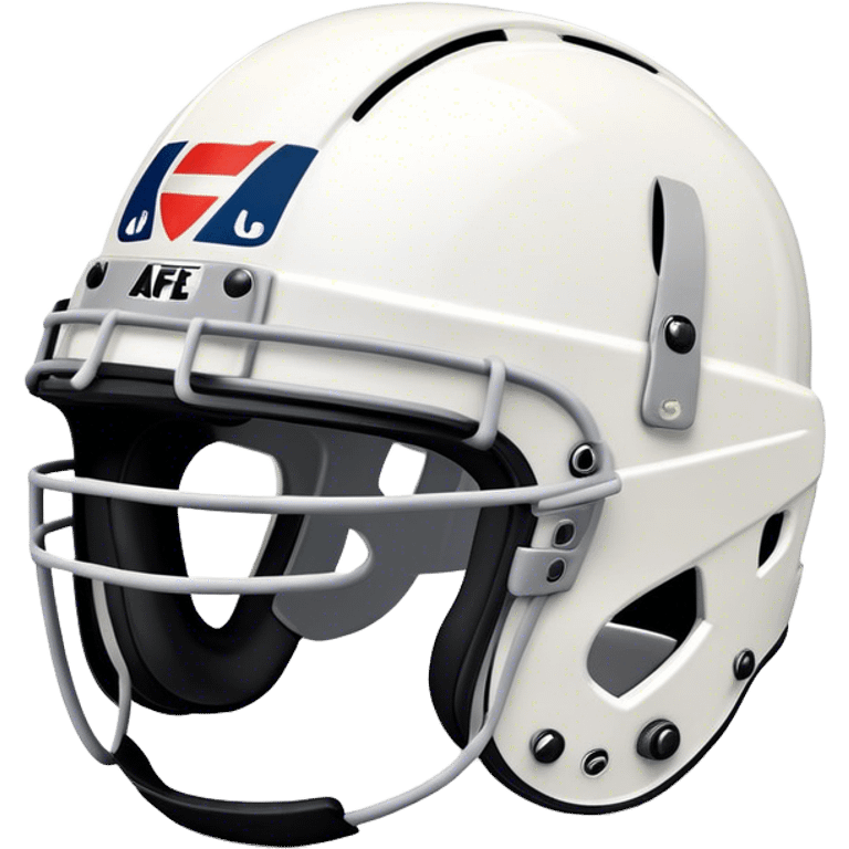 Cinematic Realistic image of AFL headgear featuring detailed cushioning and protective design elements, rendered with dynamic reflections on synthetic materials and set against a blurred action-packed background emoji