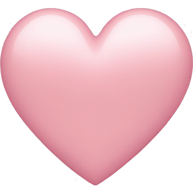 light pink heart emoji