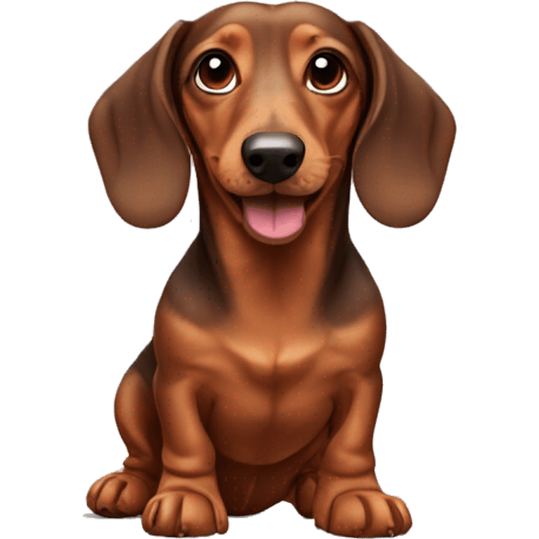 a dachshund  emoji