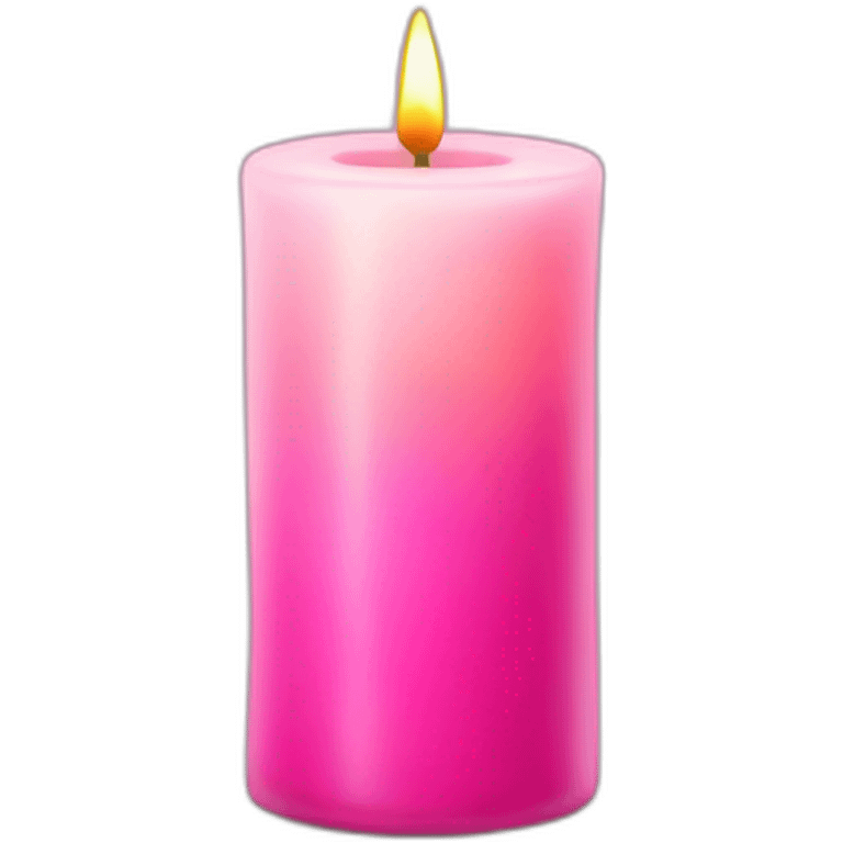 candle in the pink glass  emoji