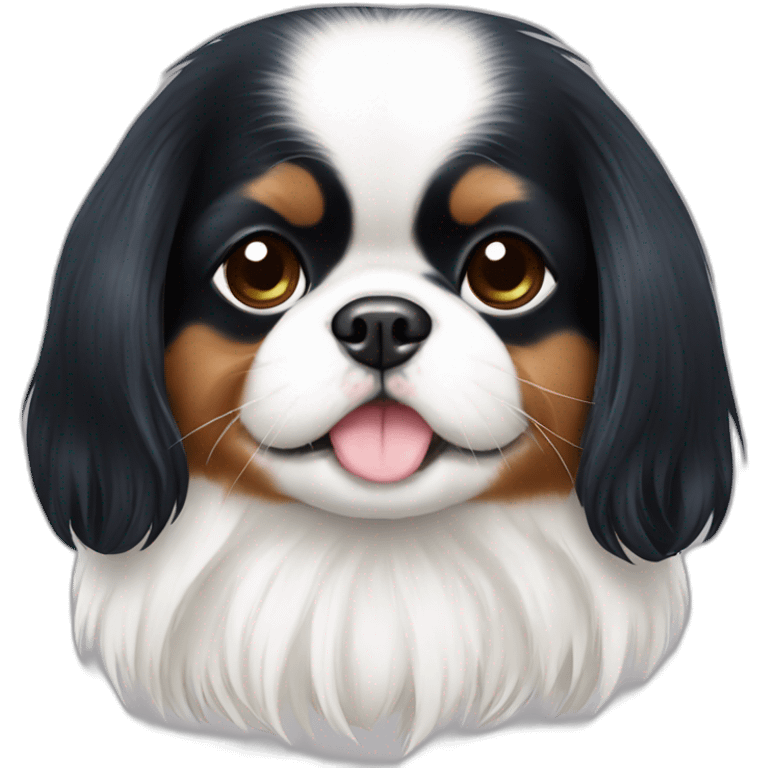 Dog breeder japanese chin emoji