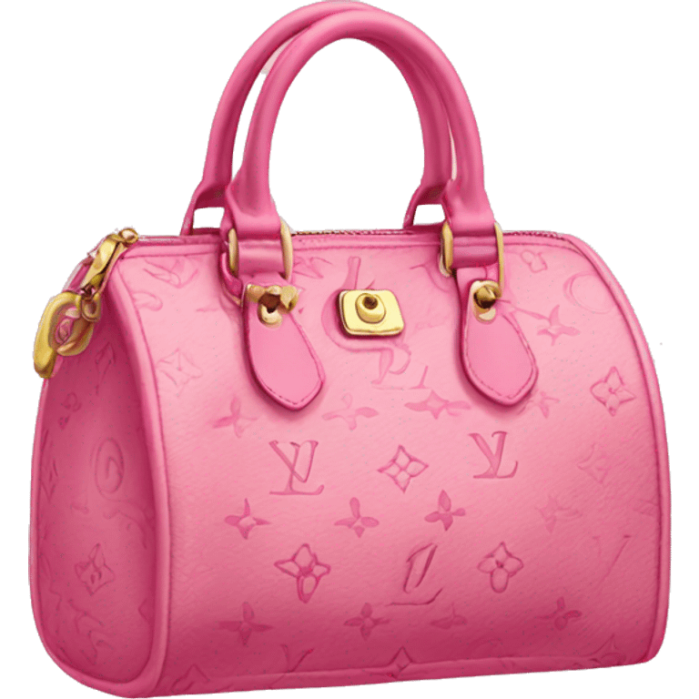 Pink LV bag emoji