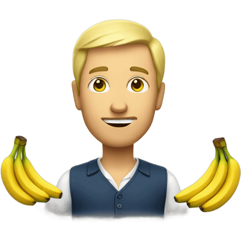 Man with banana  emoji