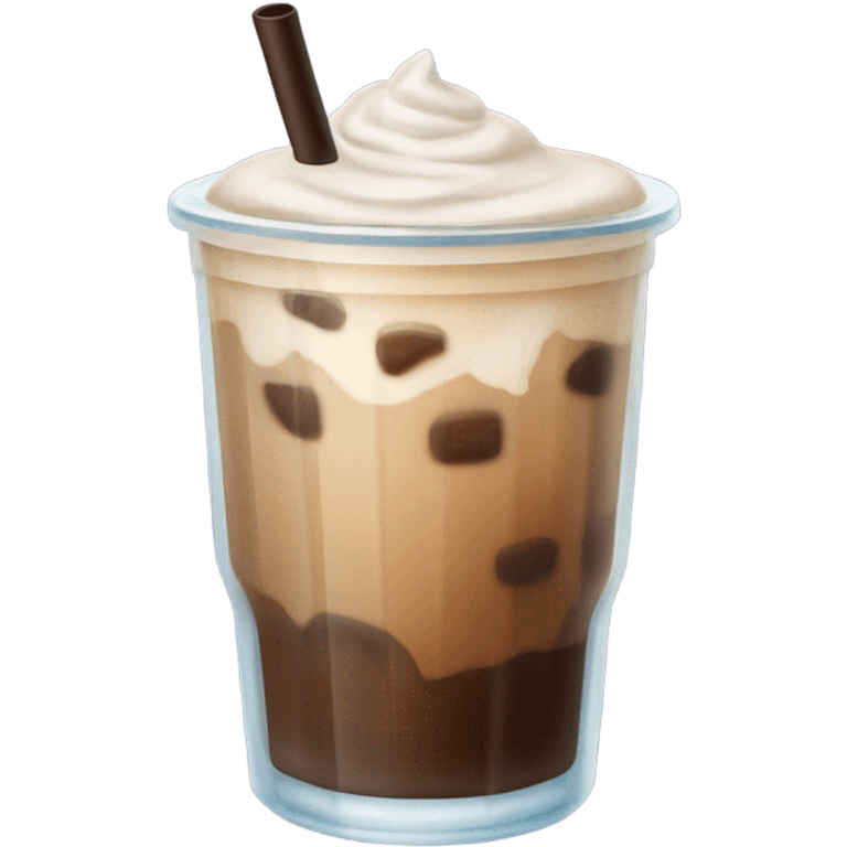 Iced coffee emoji