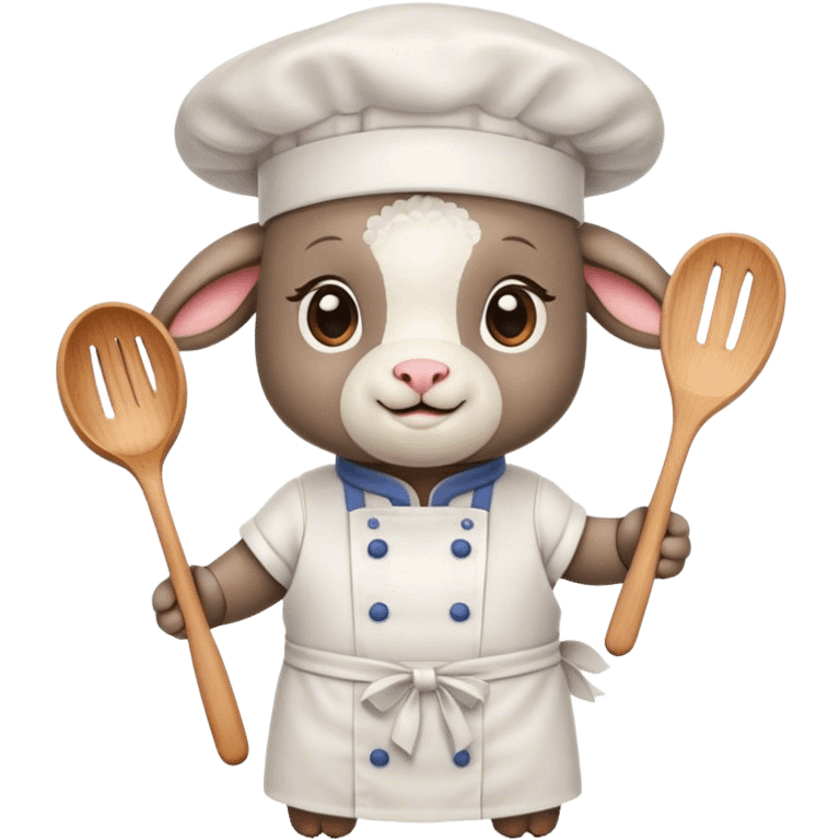 Lamb as a cook emoji