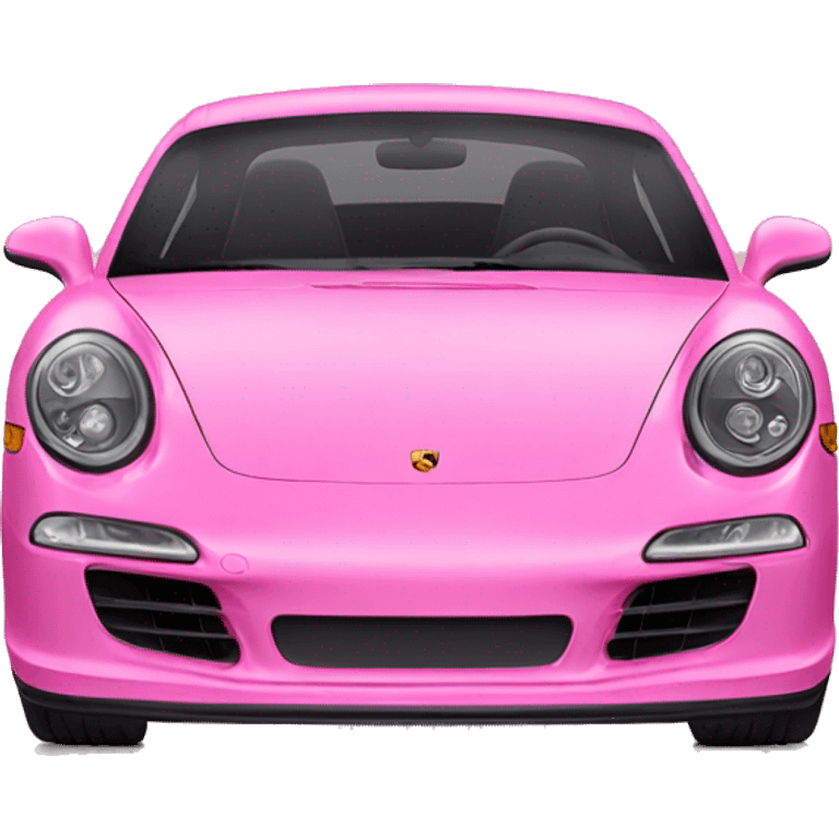 Pink Porsche  emoji