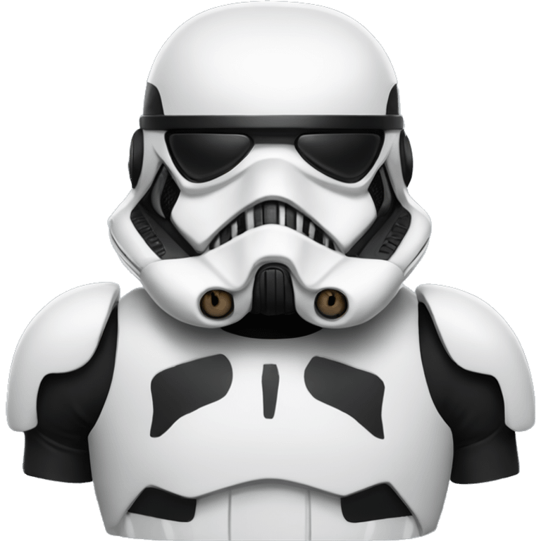 black french bulldog stormtrooper emoji