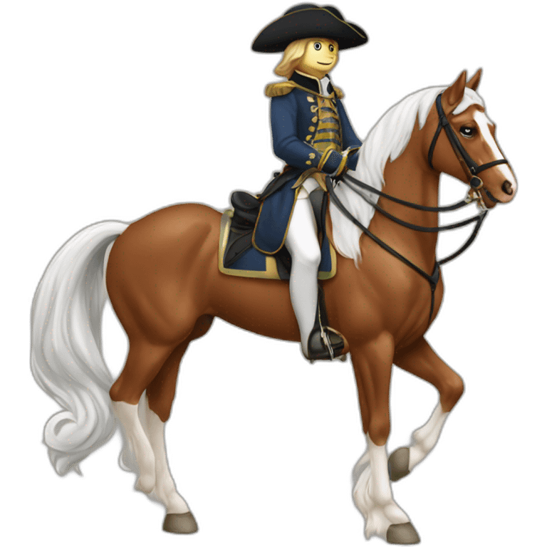 Cavalier sur cheval emoji