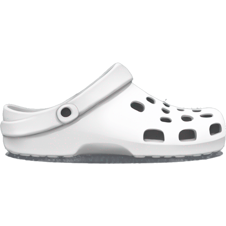 white crocs emoji