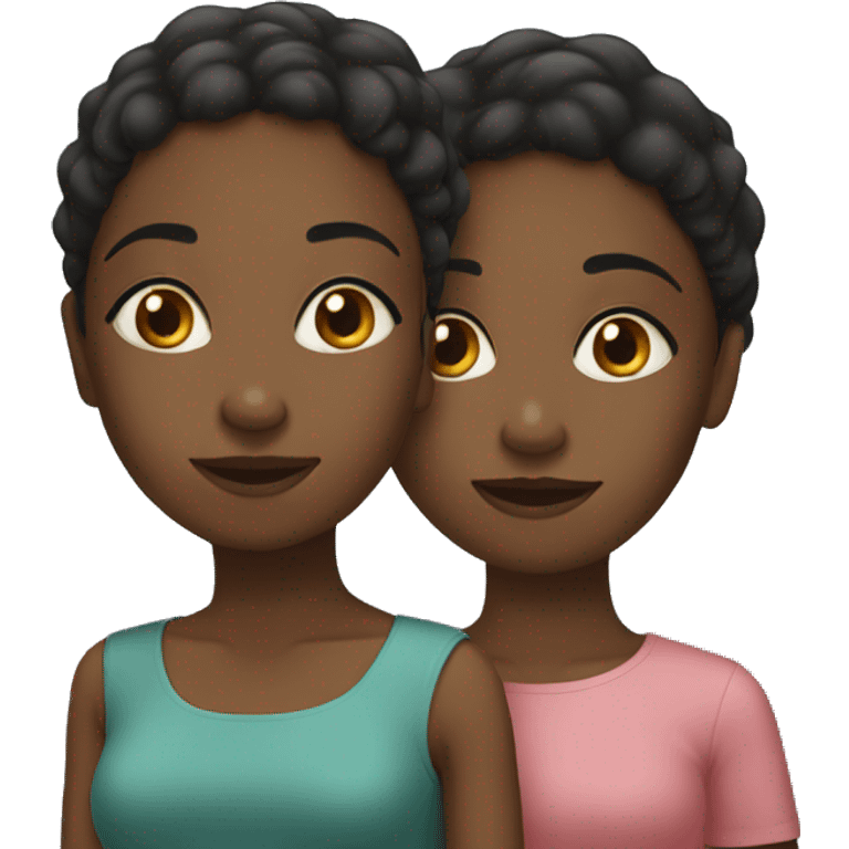 two black sisters emoji