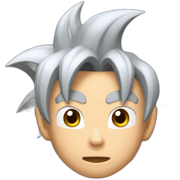 Goku qui fait une téléportation emoji