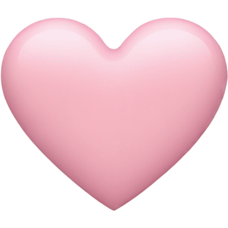 Pastel pink heart emoji