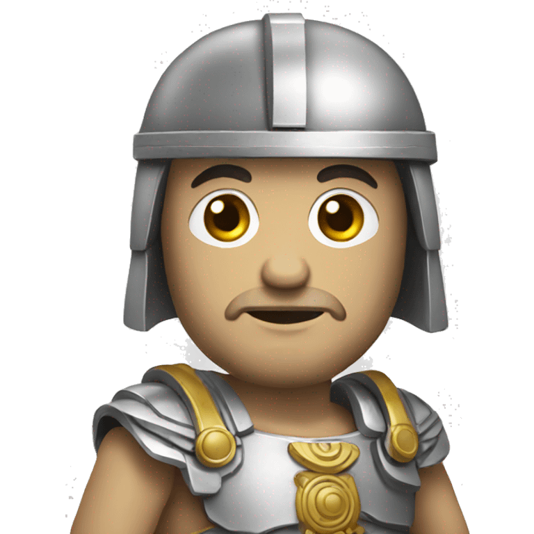 Roman man robot emoji