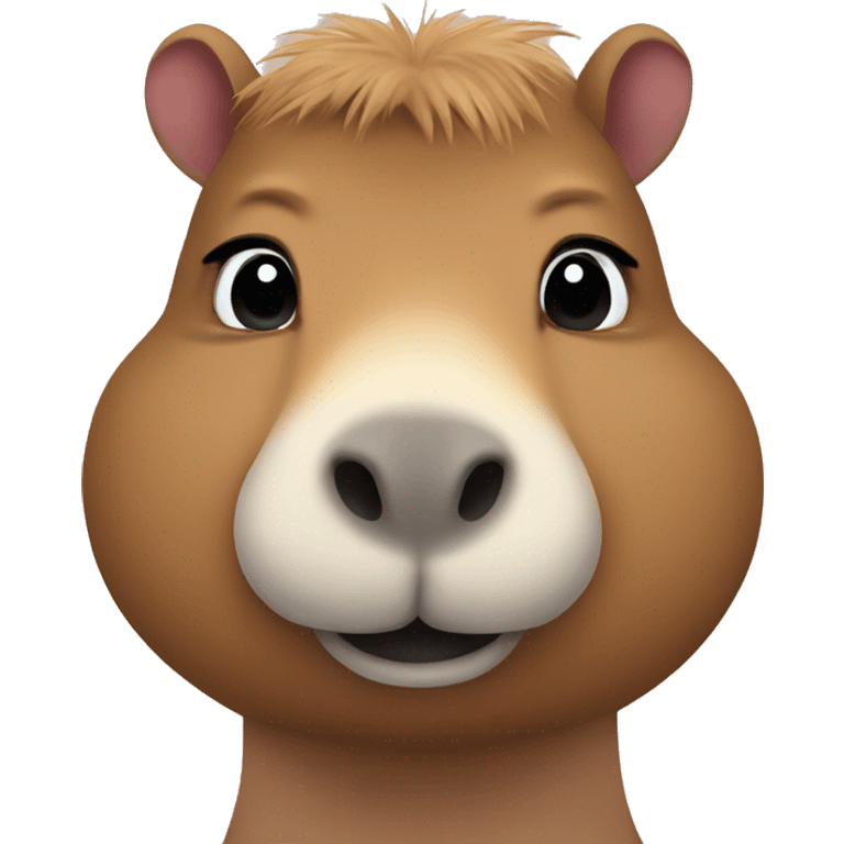 Cute capybara emoji