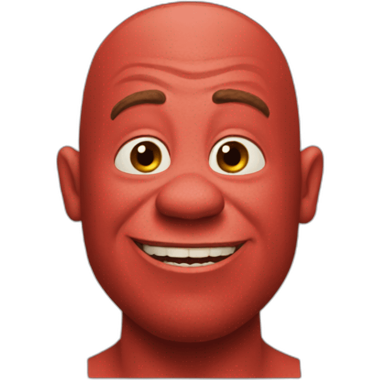 red-shrek emoji