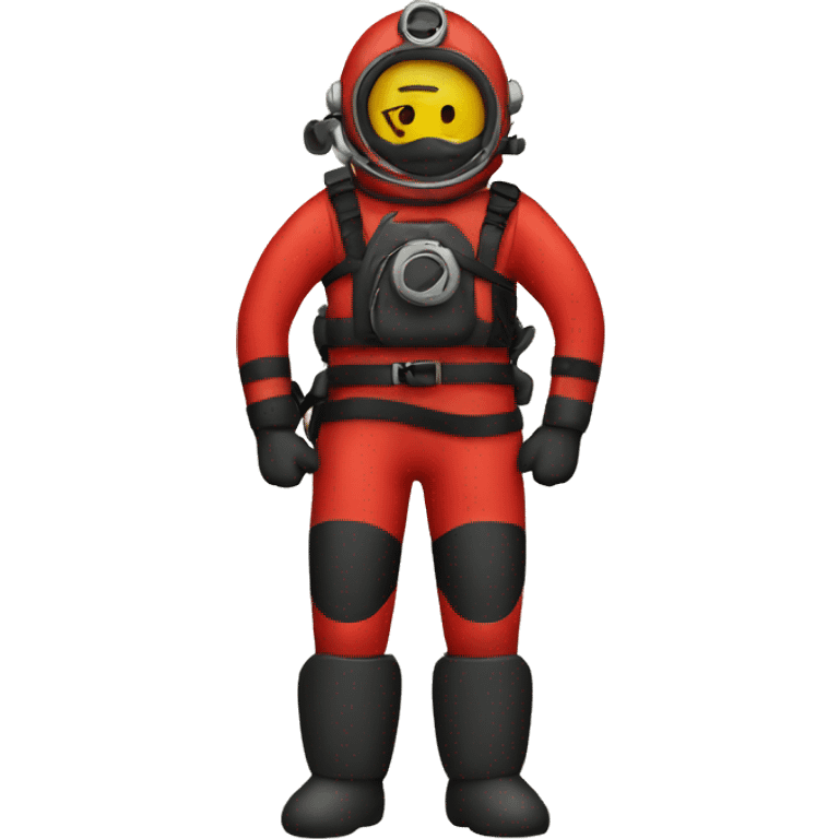 red Diver emoji