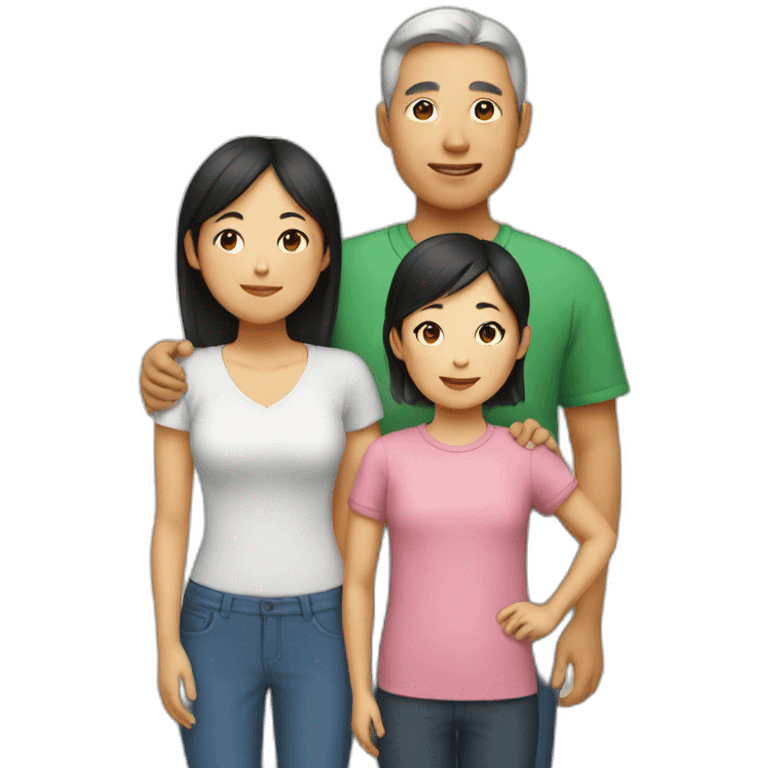 asian family emoji