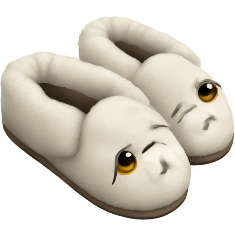 cozy slippers emoji