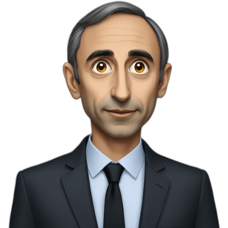 Éric zemmour avec une personne noire emoji