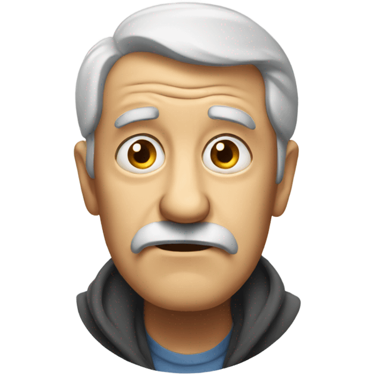 Confused old man emoji