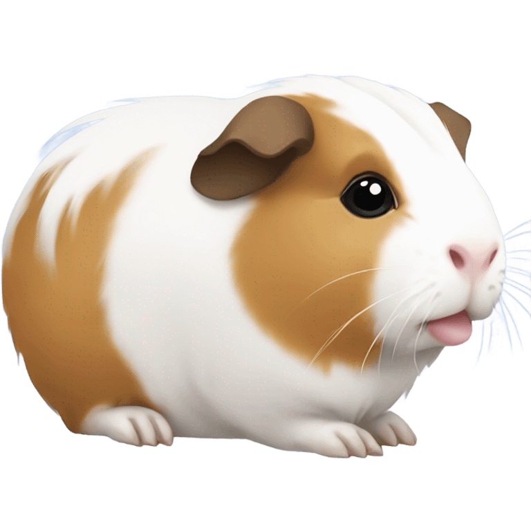 White Guinea pig  emoji