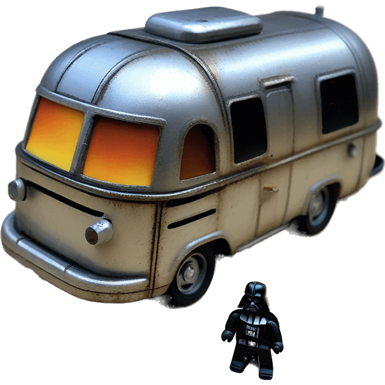 Hot wheel’s Tonka Darth Vader’s airstream rc caravan rusted  emoji