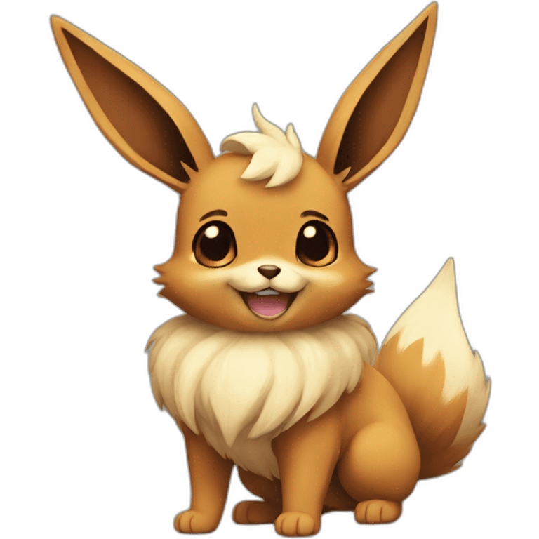 eevee that smiles emoji