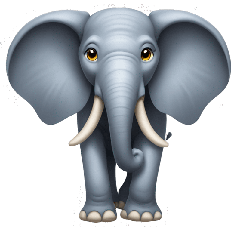 Elephant with large wings emoji