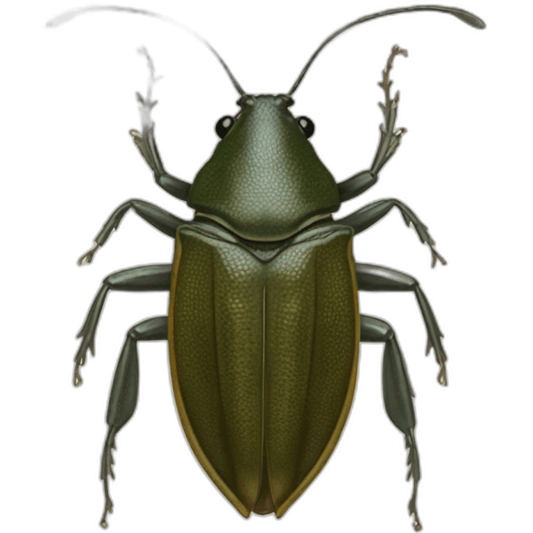 giant water bug, giant toe biter, Lethocerus americanus emoji