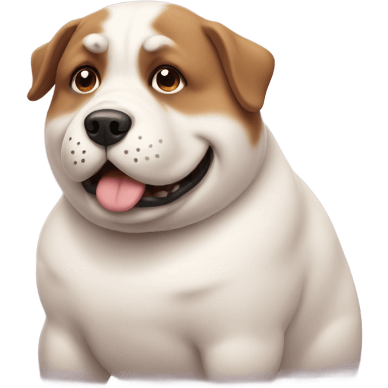 fat dog emoji