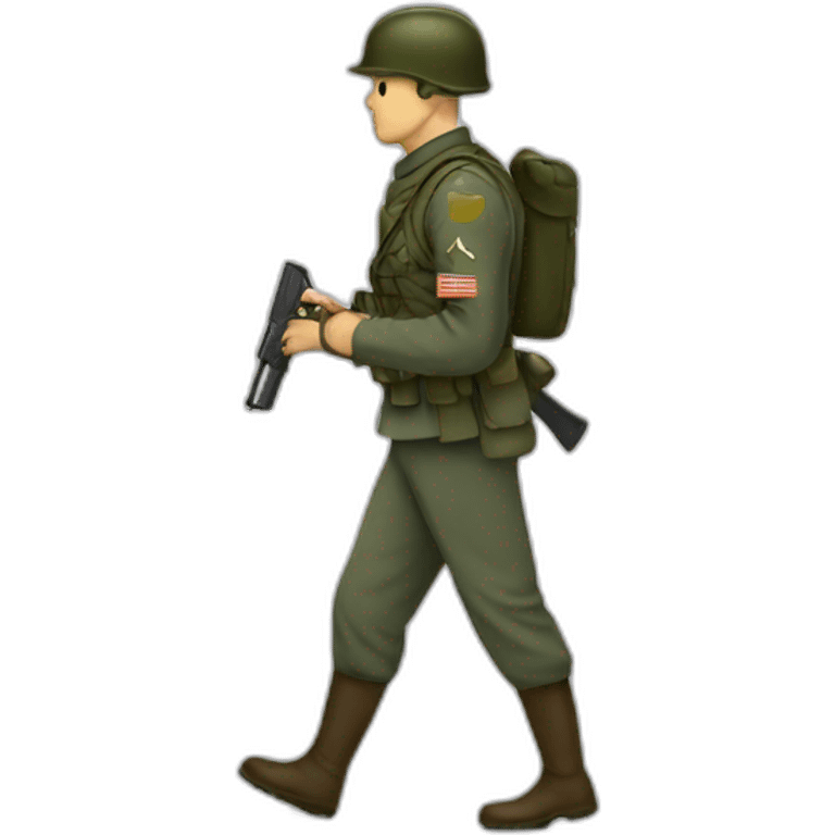 Walking Soldier emoji