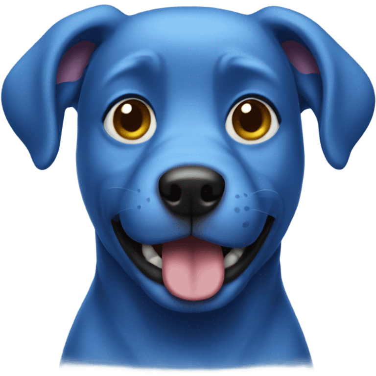 Blue dog  emoji