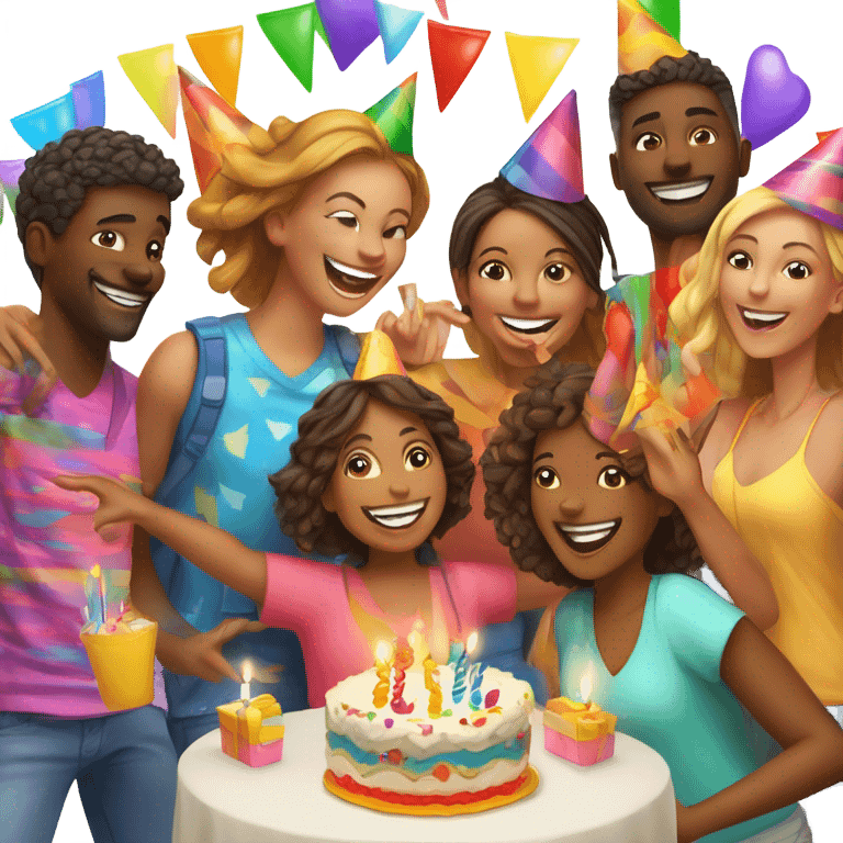 Happy birthday summer jam emoji