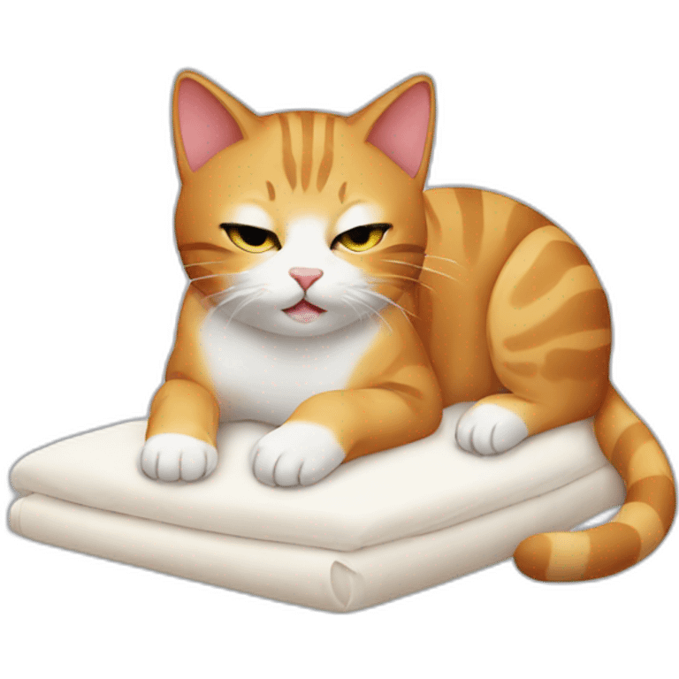 cat massage emoji