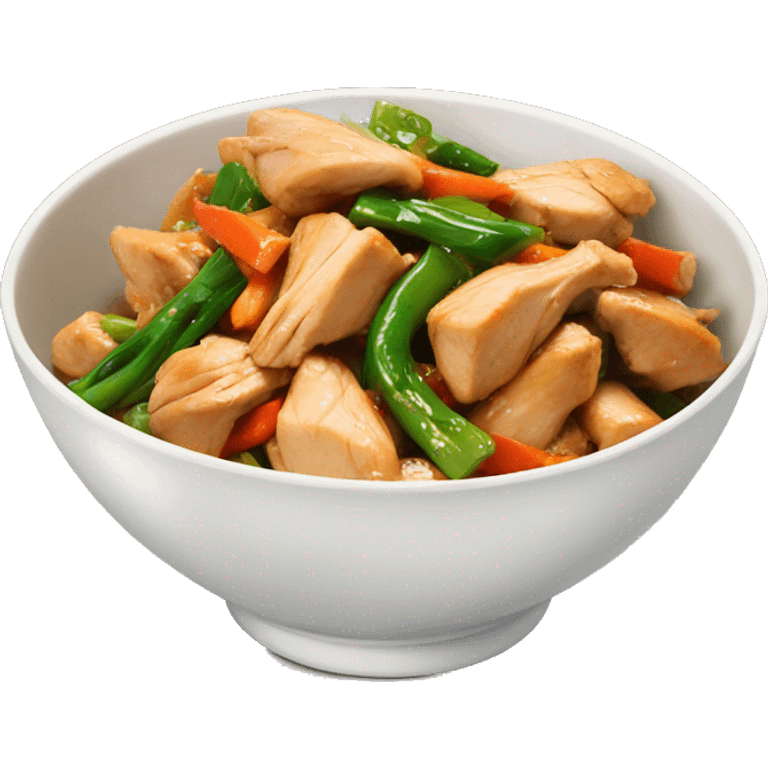 chicken stir fry emoji