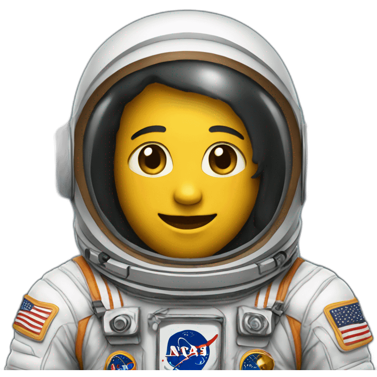 an astronaut emoji, msfluentui style emoji