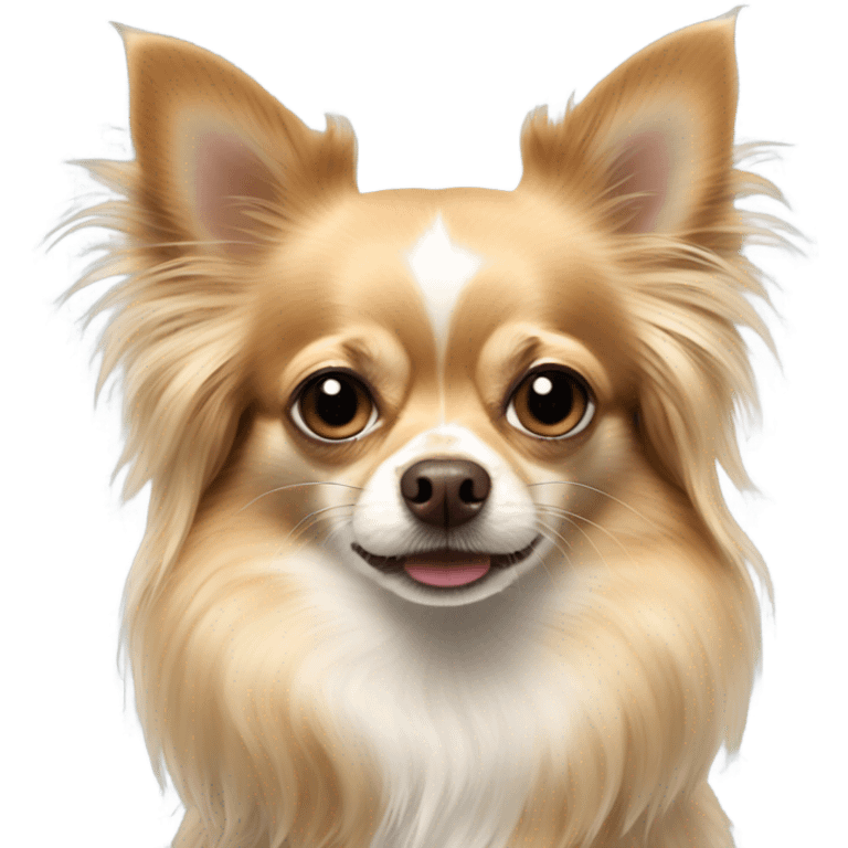 Long haired chihuahua  emoji